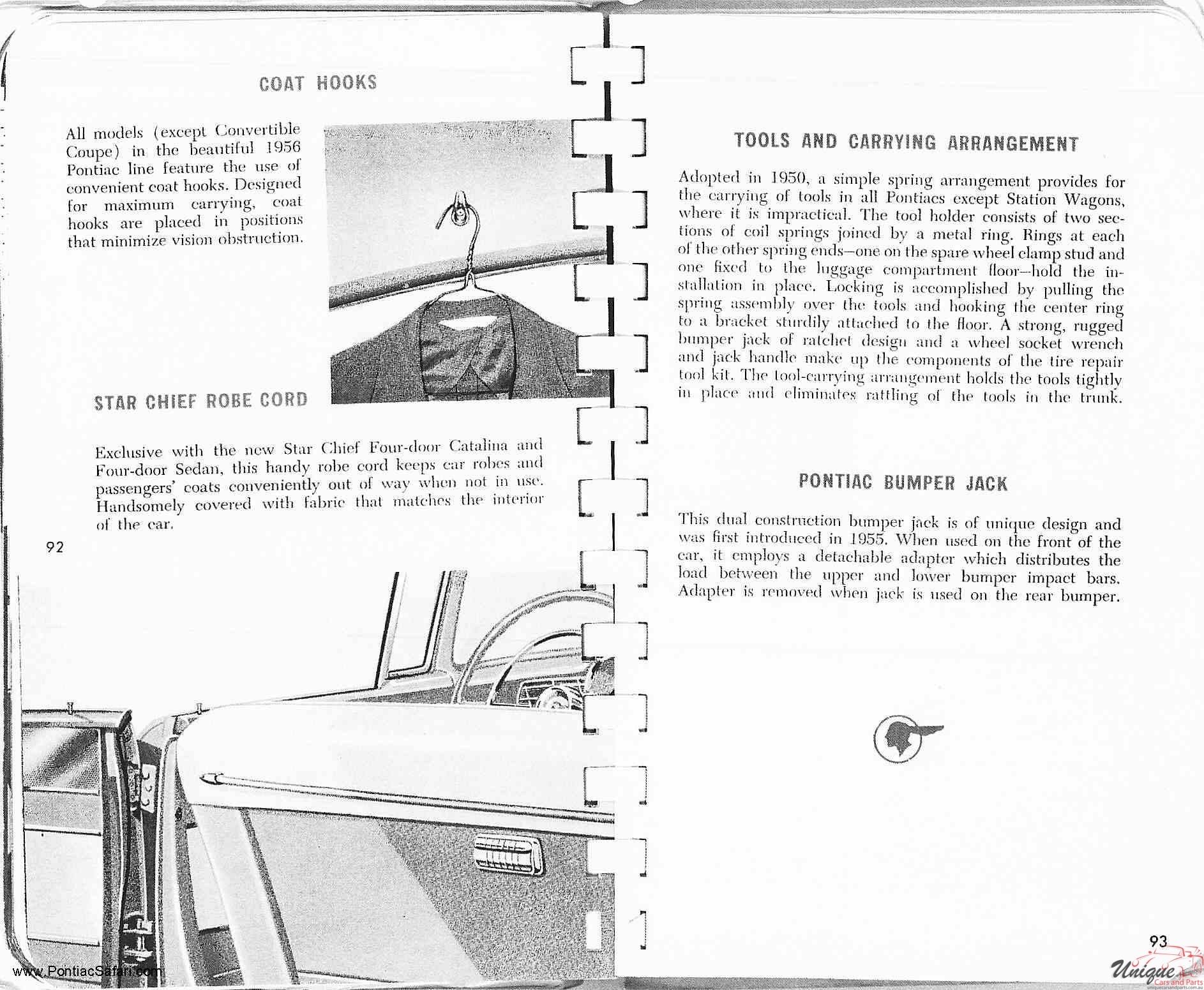 1956 Pontiac Facts Book Page 108